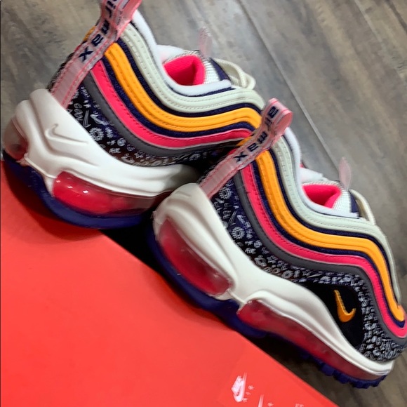 NIKE AIR MAX 97 GS regency purple/laser orange - Picture 5 of 16